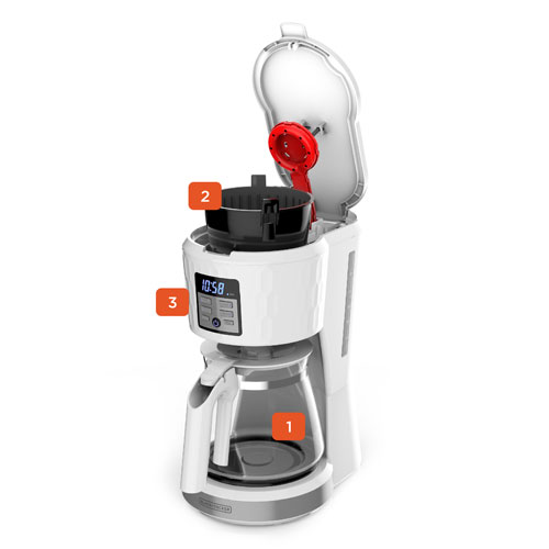CM1251W Honeycomb Collection 12 Cup Programmable Coffeemaker